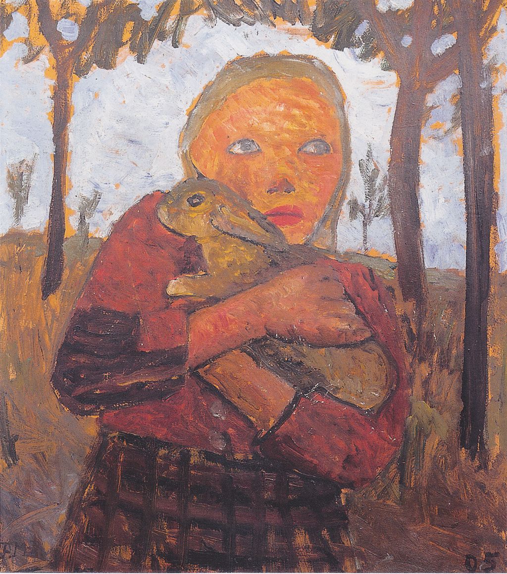 Girl with Rabbit