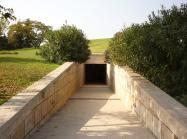 Entrance to the Royal tombs within the Great Tumulus at Aigai (Vergina), Greece, 2008. License