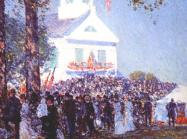 Childe Hassam, Country Fair, New England, 1890