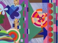 Durhan Press..... Artist: BeatrizMilhazes.... Title: Dovetail.... Year: 2019.... Medium: Woodblock technique