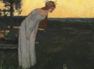 Franz von Stuck, The Frog Prince Fairy Tale, Es war einmal 1891