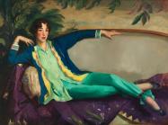 Gertrude Vanderbilt Whitney, 1916, by Robert Henri.