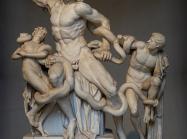 Laocoön and His Sons (Laocoön Group), ca 200 BCE or possibly 27 BCE - 68 CE. Housed in the Vatican Museums. License