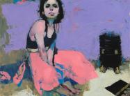 Milt Kobayashi  Lavender and Strawberries  Oil  18” x 18”  $12,300
