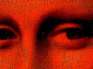Mona Lisa Eyes Red Tint