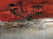 Zao Wou-Ki detail of painting modern art