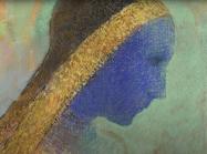 Redon, ‘Profil bleu’, detail