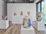 Installation view, ‘Jennifer Rochlin. Paintings on Clay,’ Hauser & Wirth New York, 22nd Street, 2 May 2024 – 12 July 2024. © Jennifer Rochlin
