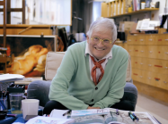 Hockney in his studio