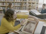 cataloguers at work on photography