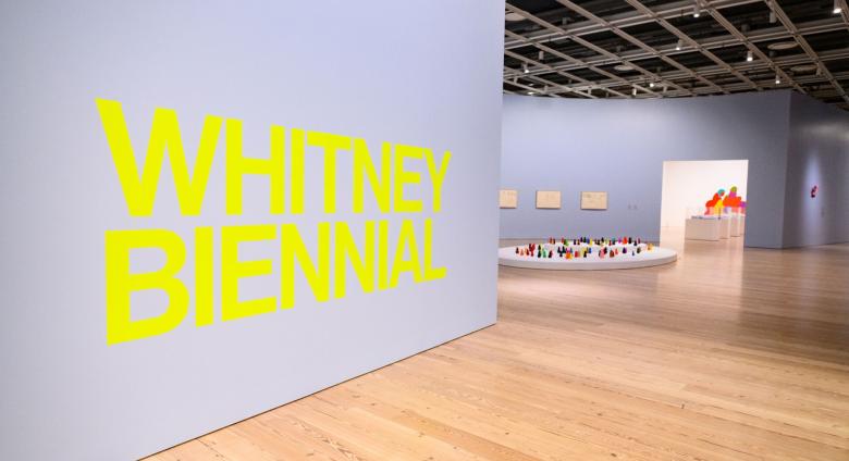 nstallation view of Whitney Biennial 2026 Photograph by Darian DiCanno/BFA.com. © BFA 2026