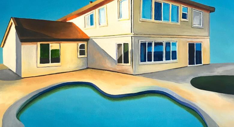 Alex Hammond, As Above, So Below, 2019 oil on canvas