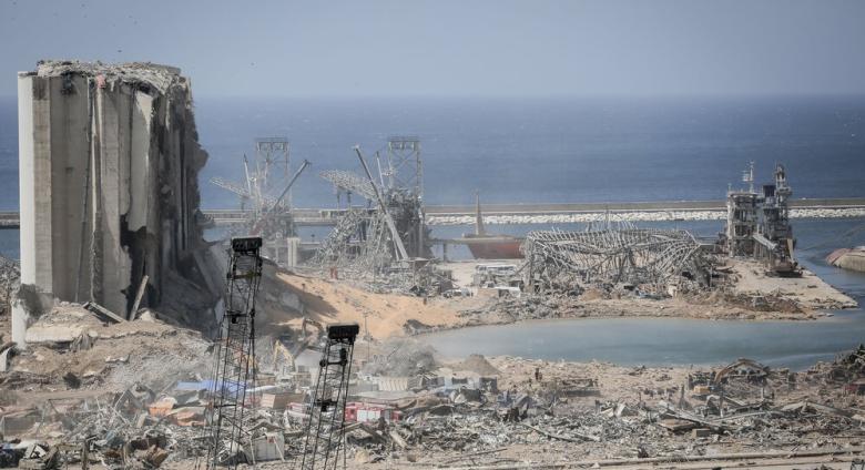 photo of Beirut shows massive destruction following explosion
