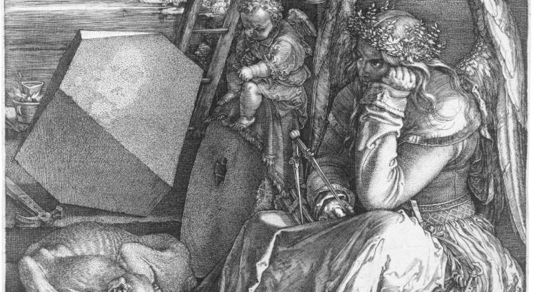 Albrecht Dürer, Melancholia 1, 1514. Engraving. Minneapolis Institute of Art, Minneapolis, Minnesota.