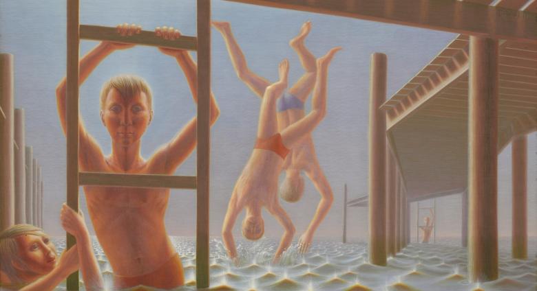 George Tooker, Divers, 1952