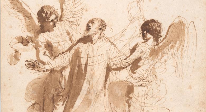 Guercino (1591–1666), Vision of St. Philip Neri, 1646–1647