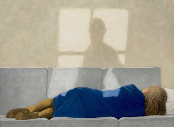 Jess Allen, i even dream about you, oil on canvas, 112 x 122 cm
