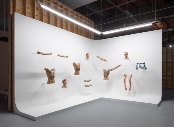Installation view of "Incarnador" series
