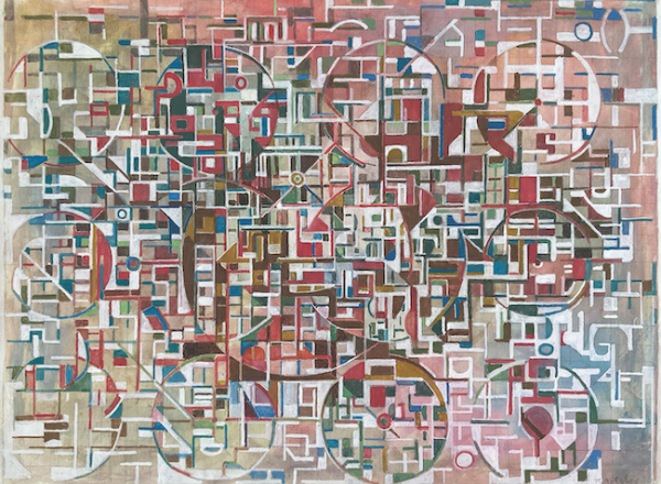 Maurice Golubov  (1905-1987), Untitled,gouache on paper, 1978, 8 1/2 x 11 1/4 inches