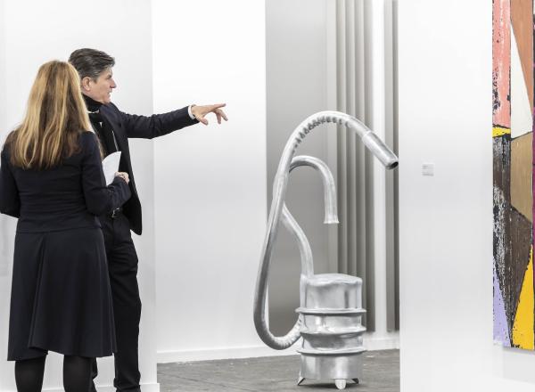 Galerie Krinzinger's booth at ARCOmadrid 2025. 