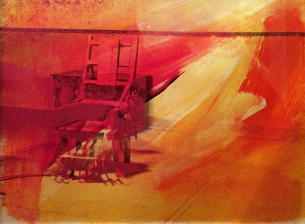 Andy Warhol, Electric Chair, 1971. Ten screenprints on paper. Each sheet: 89.5 × 121.9 cm (351/4 × 48 in).