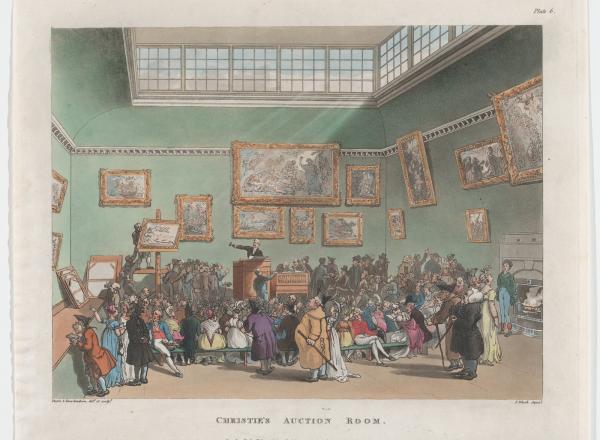 Thomas Rowlandson, Christie’s Auction Rooms.