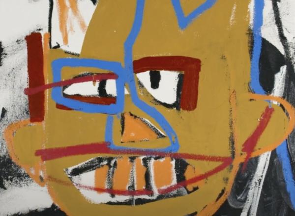 Detail of Jean-Michel Basquiat
