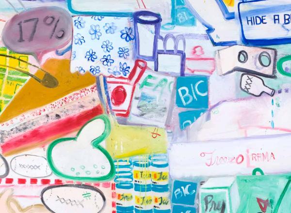 Peter Saul, Ice Box, 1960.
