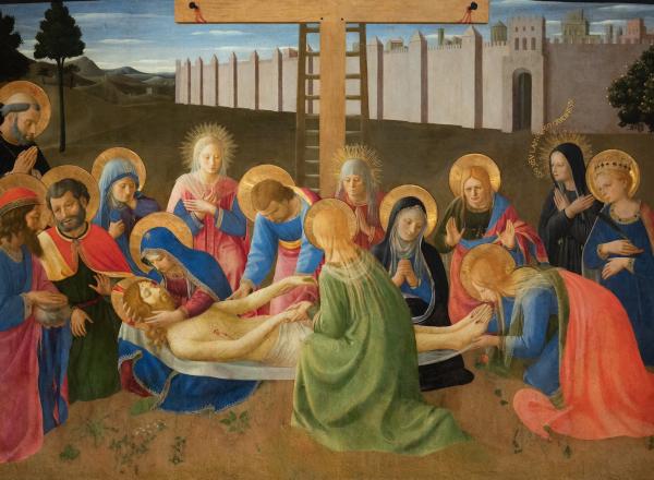 Fra Angelico — Lamentation over dead Christ 1440Fra Angelico — Lamentation over dead Christ 1440
