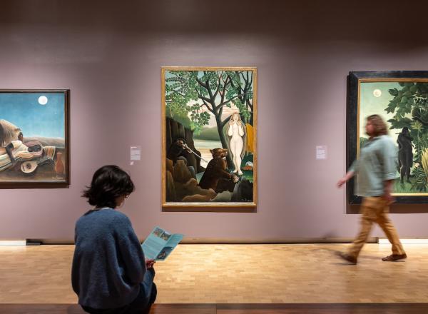 Henri Rousseau: A Painter's Secrets, 2025. The Barnes Foundation, installation view.