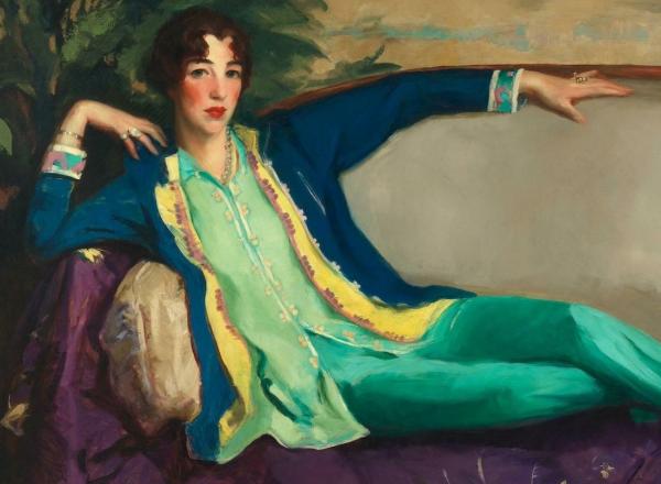 Gertrude Vanderbilt Whitney, 1916, by Robert Henri.