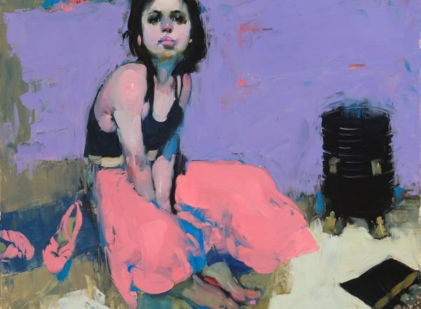 Milt Kobayashi  Lavender and Strawberries  Oil  18” x 18”  $12,300
