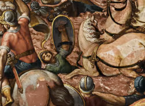 detail of Antonio Tempesta’s The Egyptians Drowning in the Red Sea
