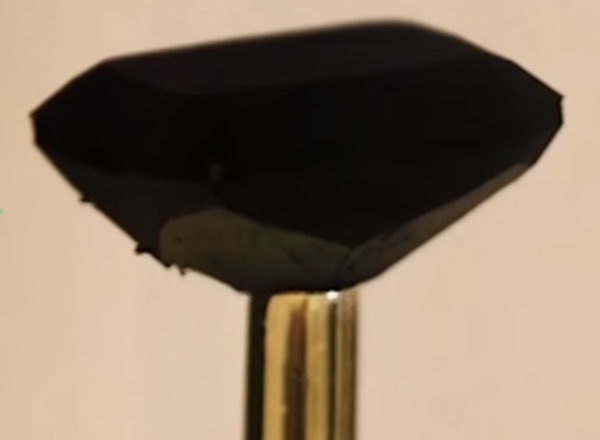 black diamond close up shot