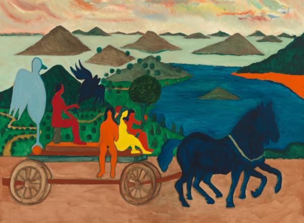 Bob Thompson, An Allegory, 1964, Whitney Museum of American Art, New York; gift of Thomas Bellinger 72.137