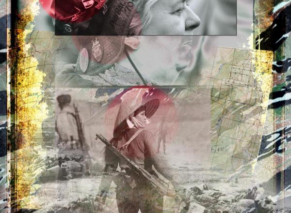 multi-layered images from vietnam war