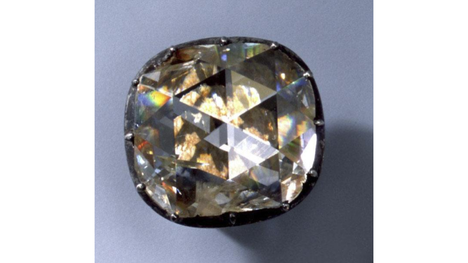 Large rose diamond.