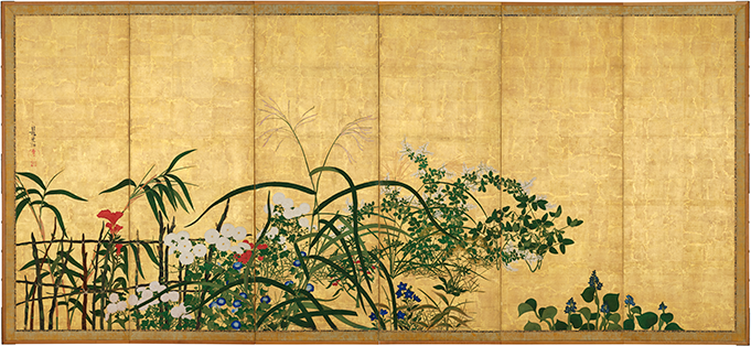 Autumn Screen, Japanese screens
