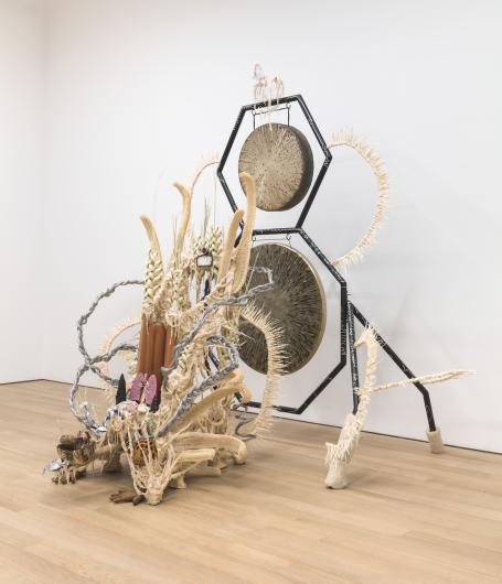 Guadalupe Maravilla, Disease Thrower - Purring Monster with a Mirror on Its Back, 2022.