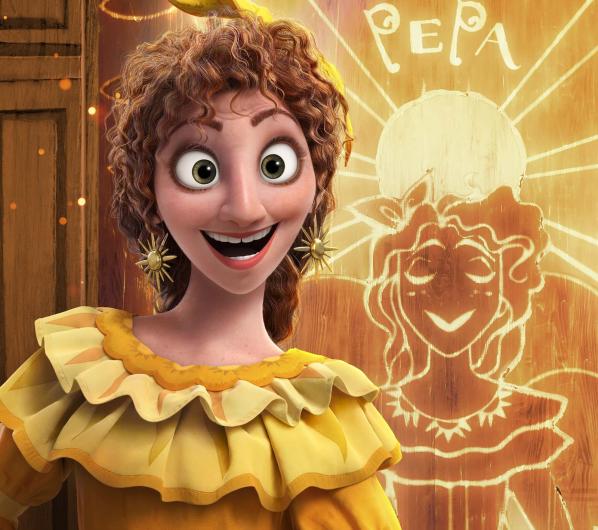 Detail of promotional poster featuring Pepa.