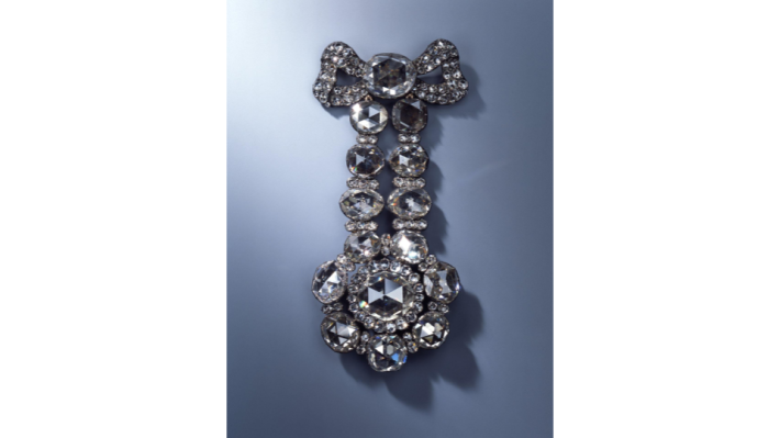Diamond hat pin, Dresden, 1782-1789.